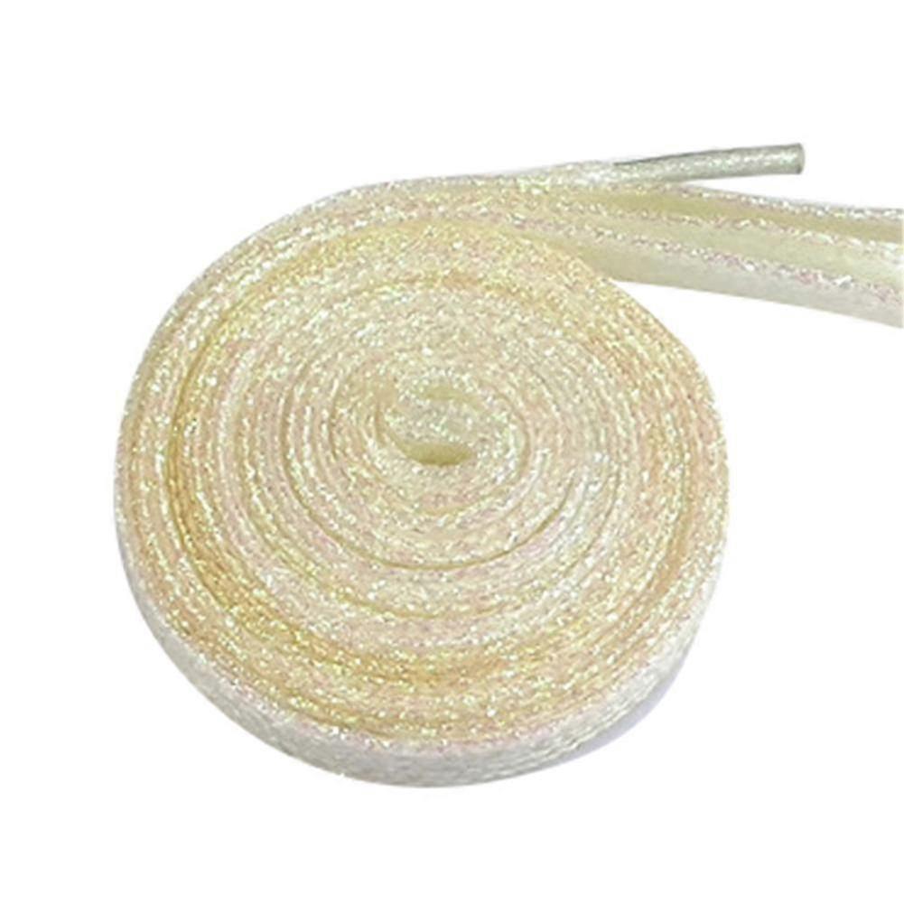 Glitter Färgad Platt Sko Snören 110cm Mode Sneaker String