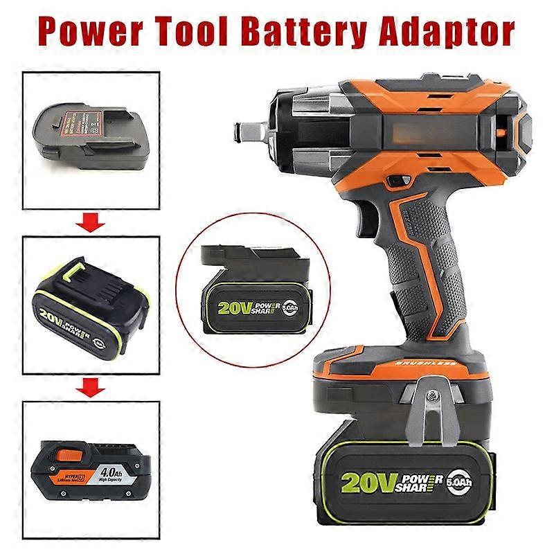 Tool Li-ion RIDGID 20V For Adapter 5PIN Worx To For Battery 18V Convert Power