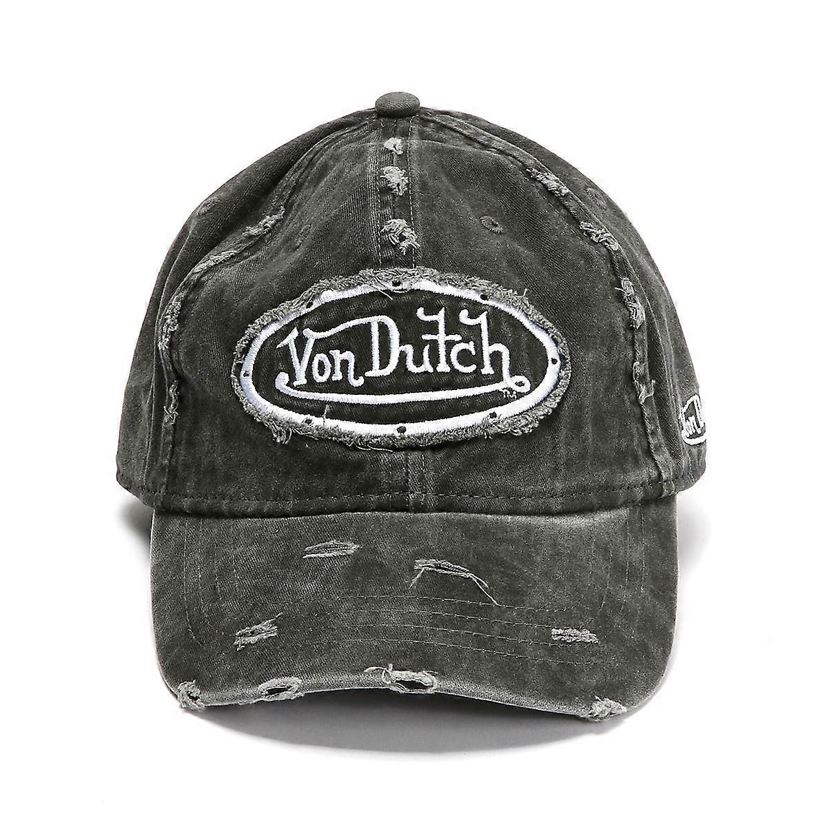Von Dutch Busted Dad Cotton Black Caps
