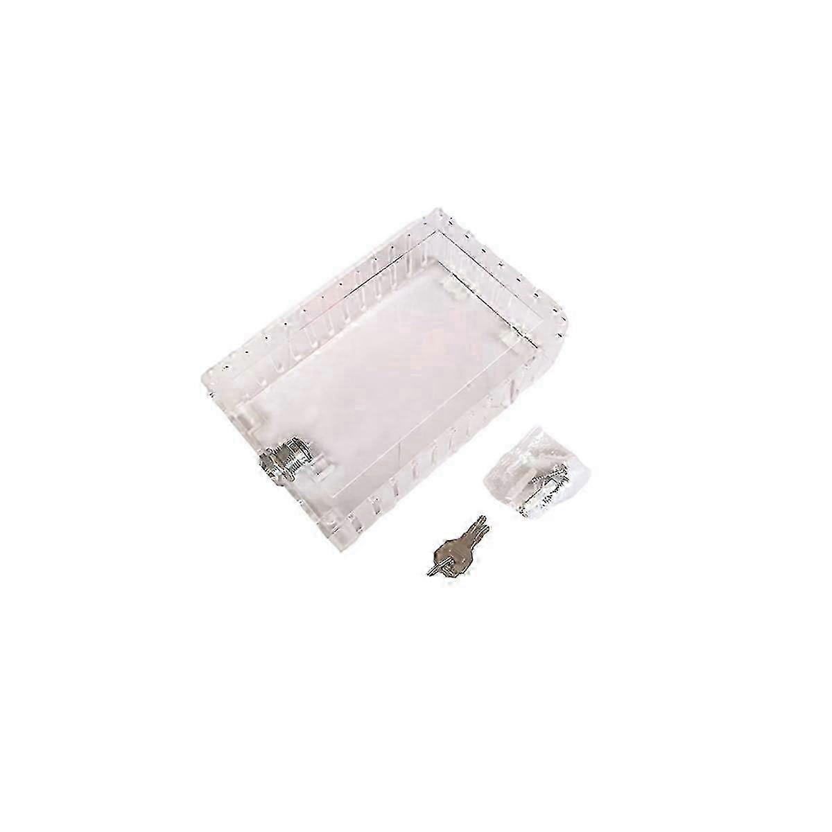 Transparent Waterproof Box Universal Thermostat Lock Box with Key for Wall Thermostat