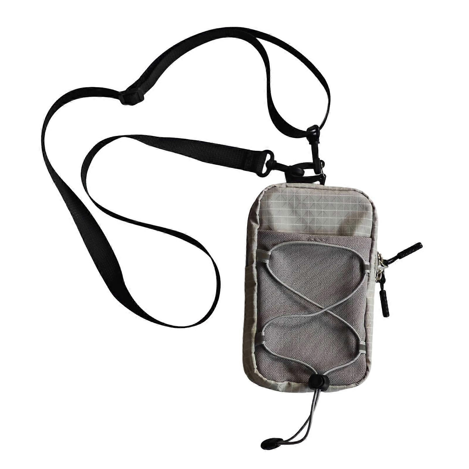 Multi Compartment Trekking Hanging Bag Abrasion Resistant Polyester Fabric Quick Released Hook Design Multicolor