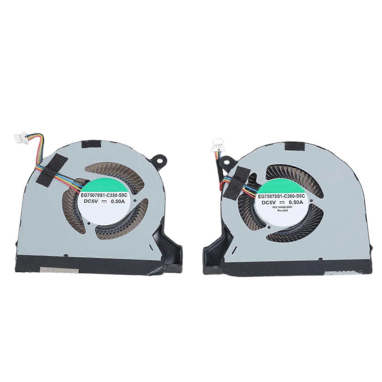 Laptops CPU GPU Cooling Fan DC5V 0.5A 4Pin Computer Radiators for V17 VN7-793G / V15 VN7-593G Multicolor