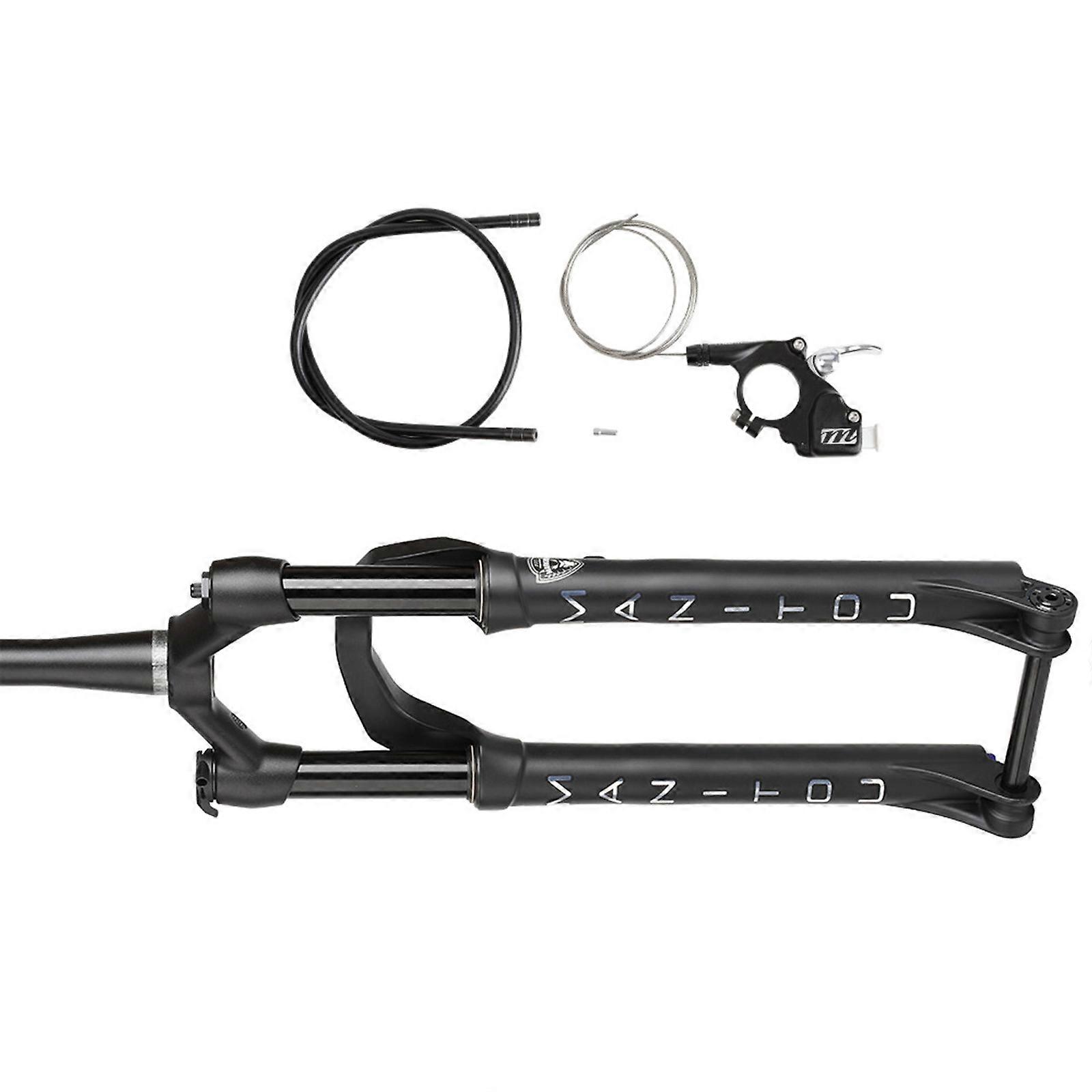 Light Weight Alloy Air Suspension Fork With Adjustable Damping Bicycles Air Shock Forks for Mountain Bikes Enduring Multicolor