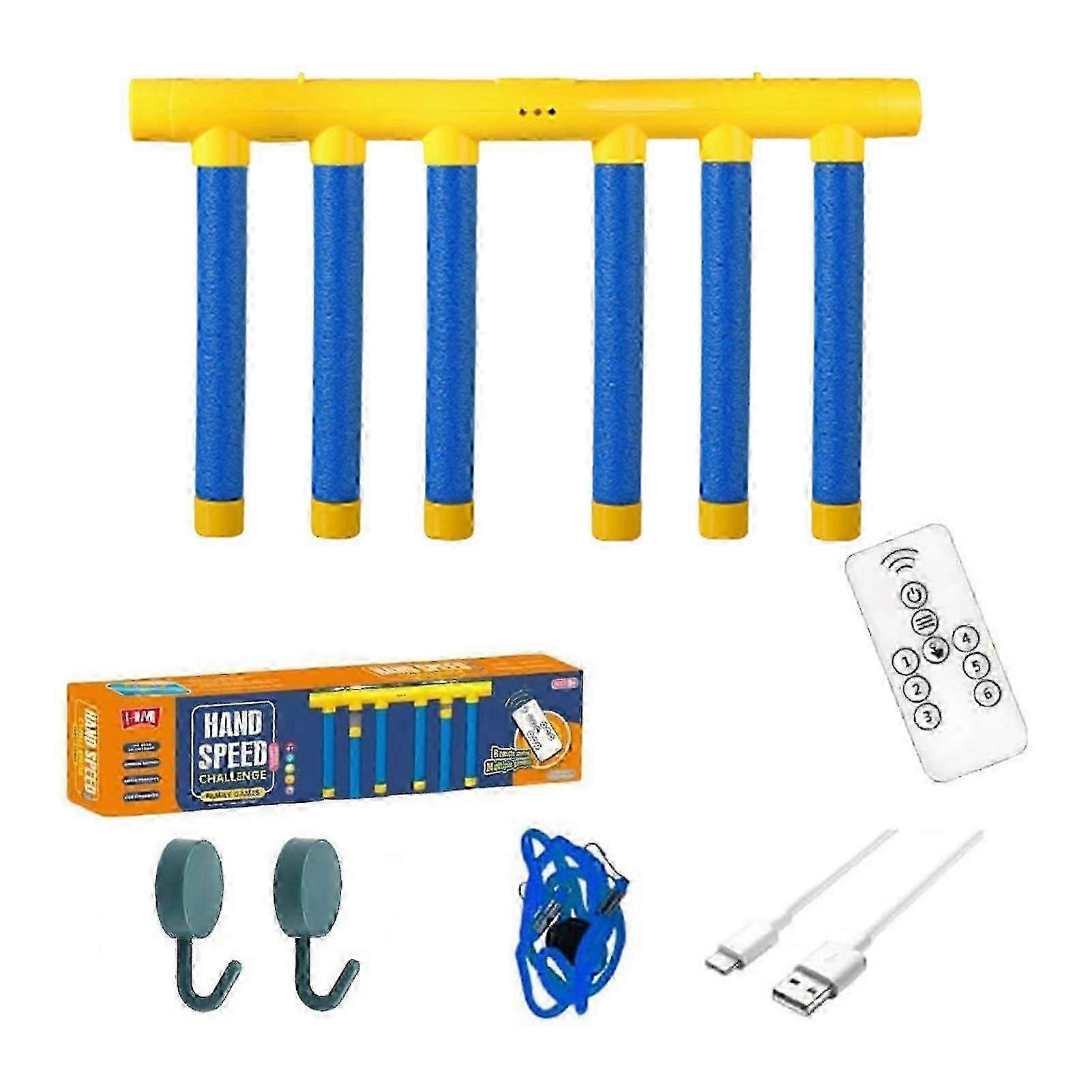 Reflex Challenge Game, Falling Sticks Game, Hand Eye Coordination Training