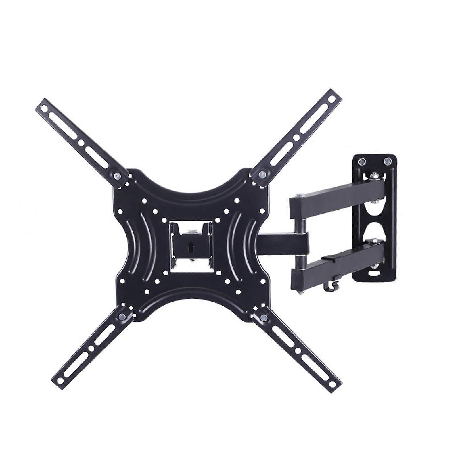 Universal Tilting TV Bracket for Flat Screens Up to 55 Inches Easy Installation and Space Saving Design Holder Rack Multicolor