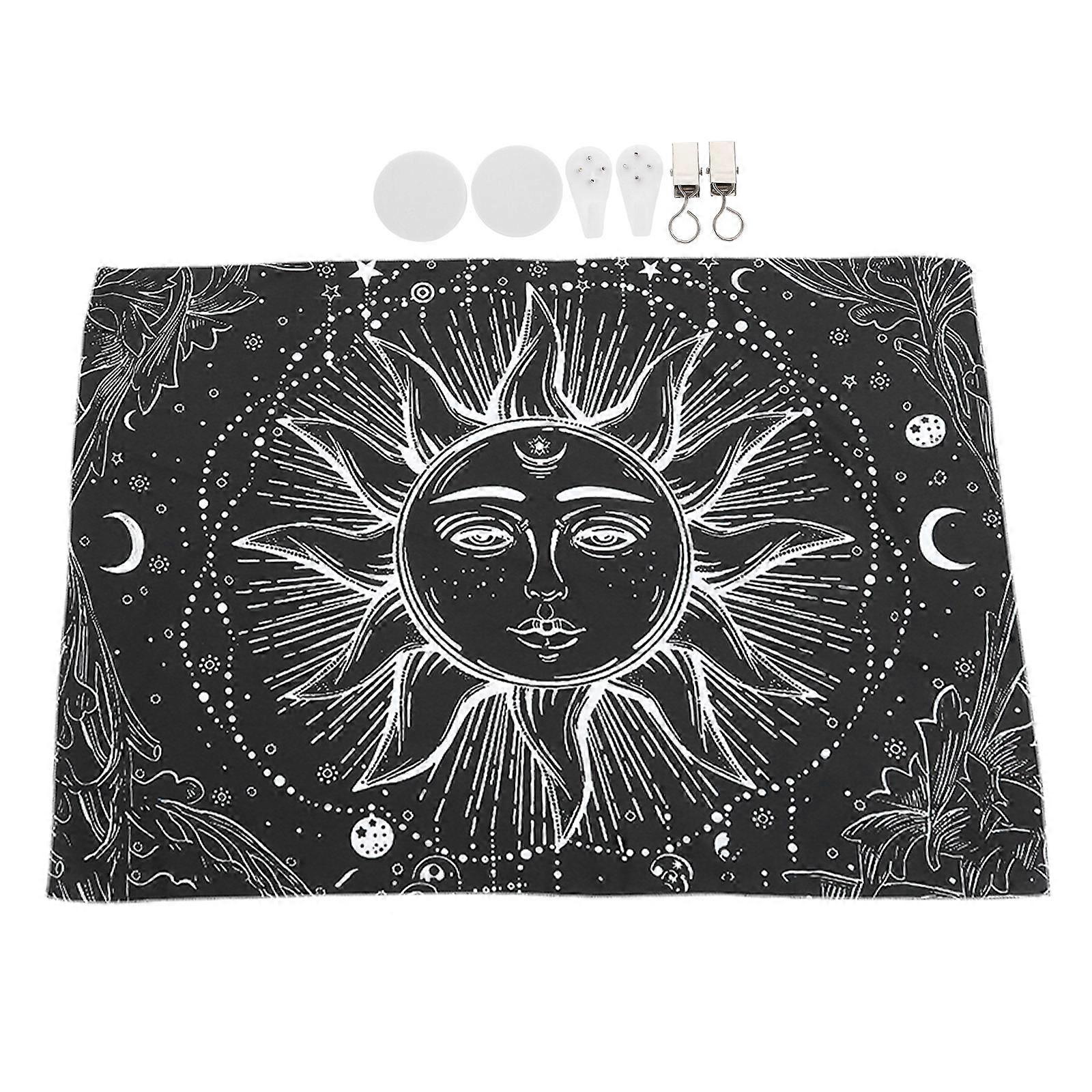 Polyester Tapestries Sun Pattern Tapestry for Decor Assorted Color