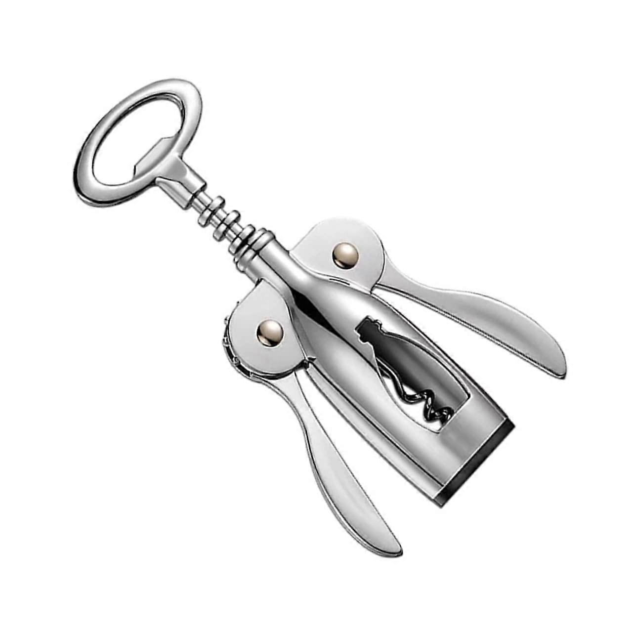 Wine Bottle Opener Corkscrew with Ergonomic Wing Design for Home Gatherings and Outdoor Picnics