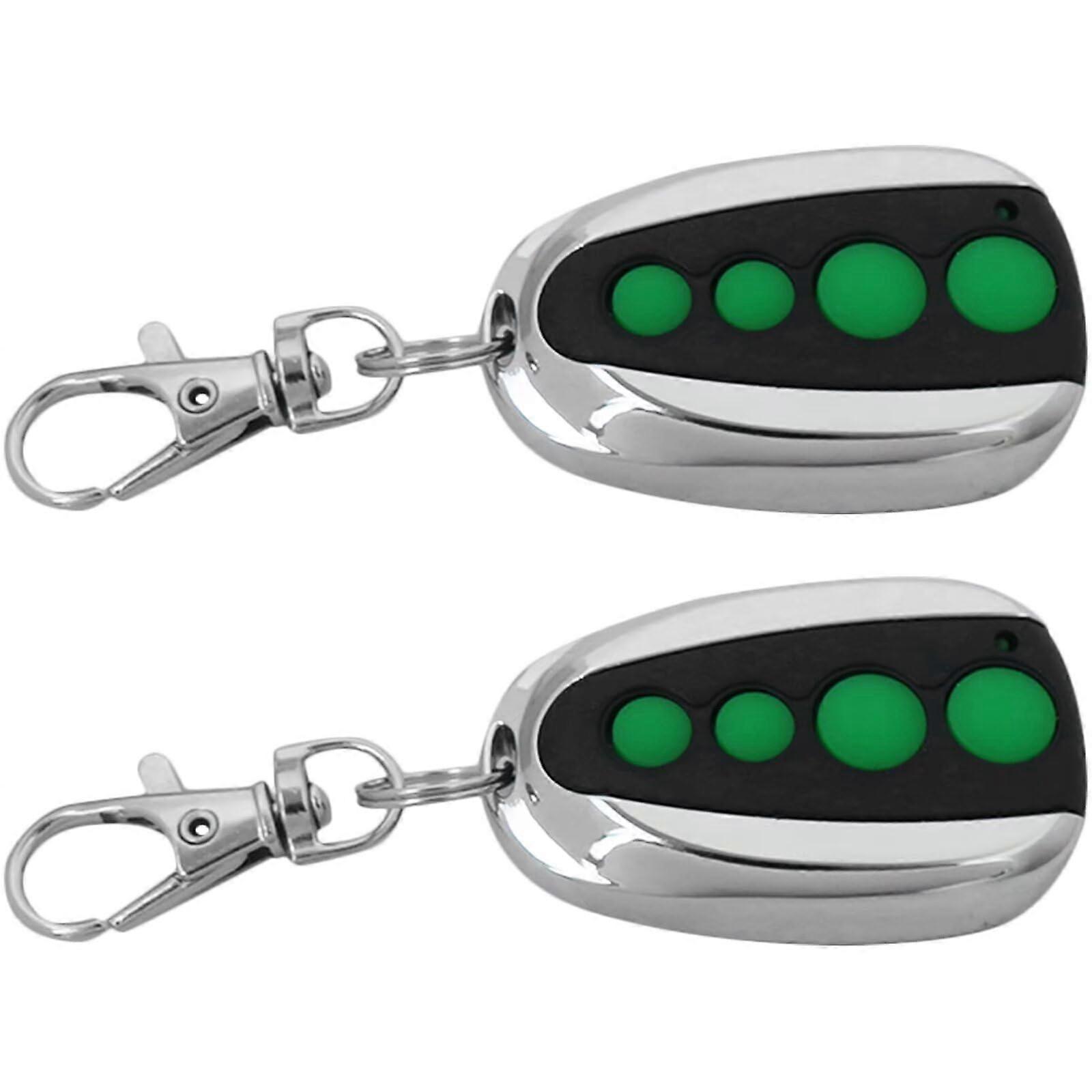 2 Pack Remote Gate Opener Transmitters 433.92MHz for Swing Sliding Gates