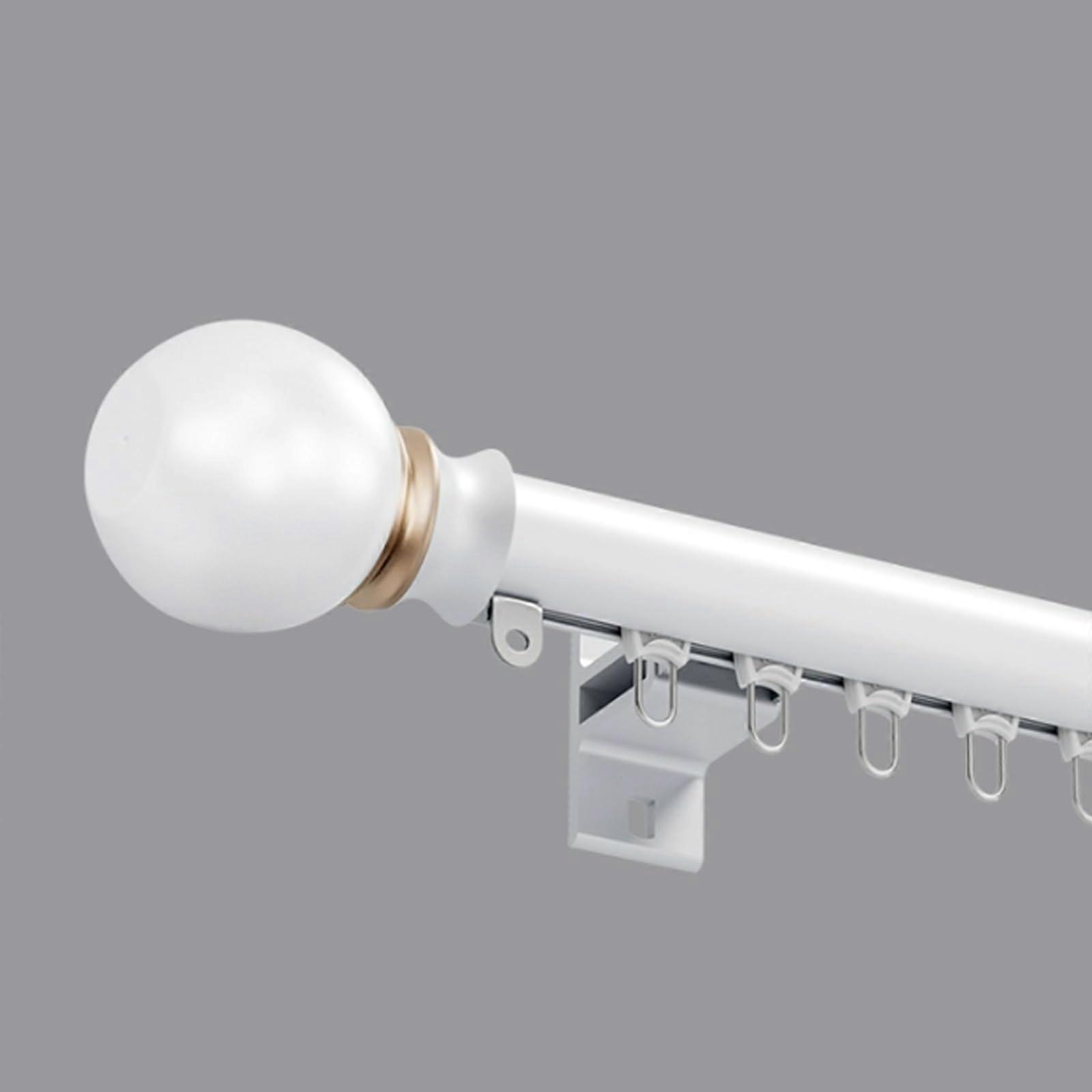 Curtain Track System with WhisperQuiet Glide and Heavy Duty Rails for Living Room Divider 4.7m