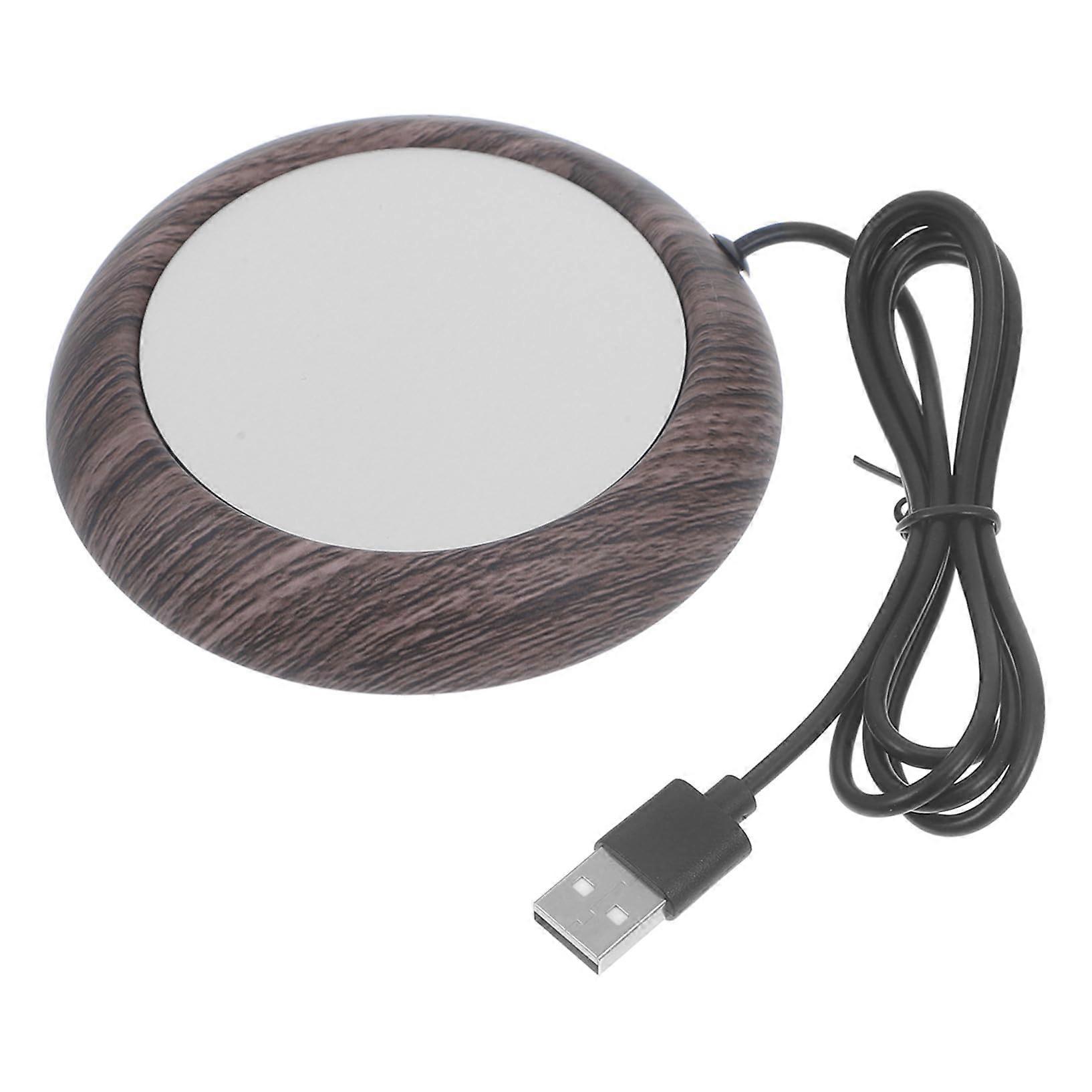 USB Mug Warmer with Fast Even Heating, Easy Clean Surface for Desk, Tea, Milk, Hot Cocoa