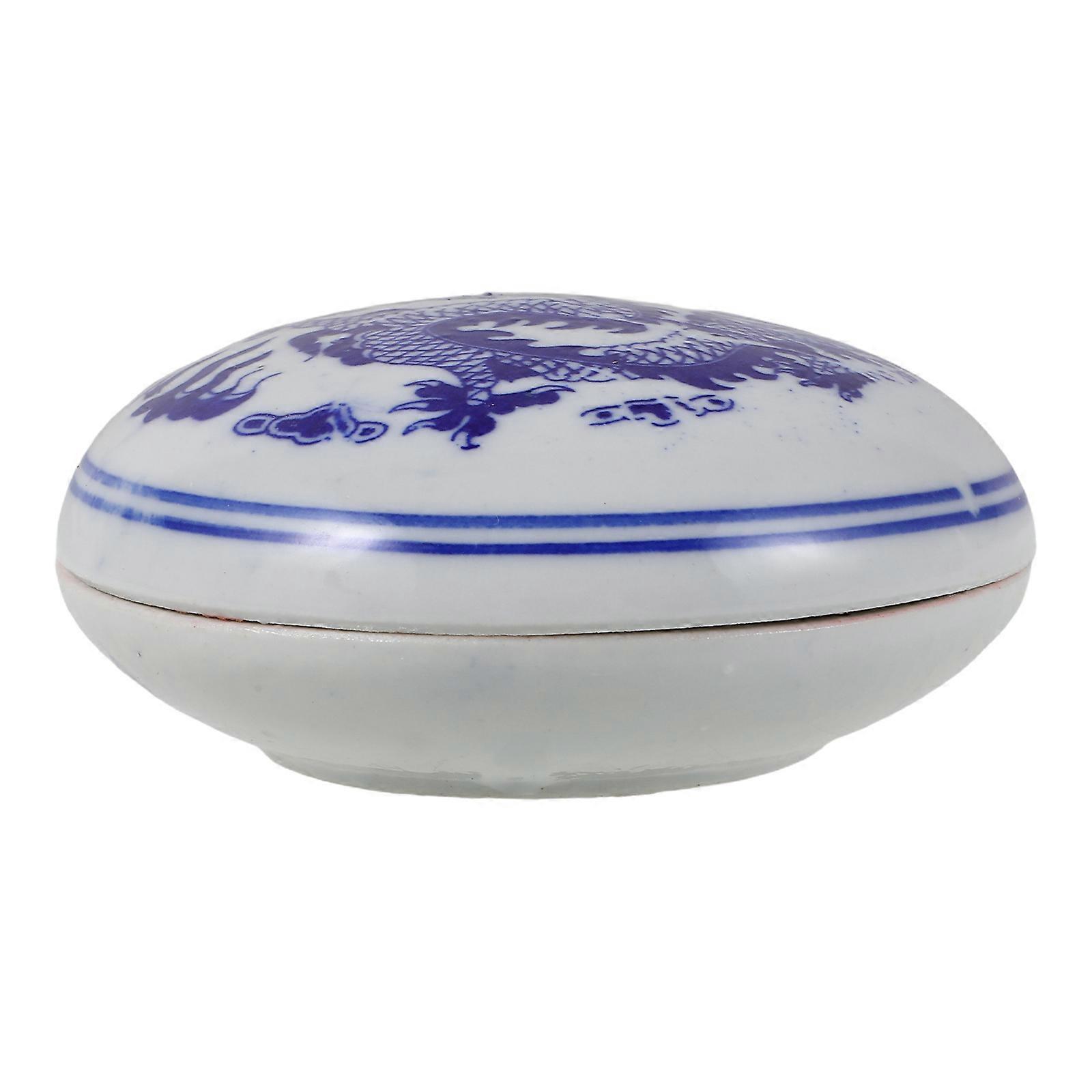 Multi Color Ceramic Ink Paste Container for Calligraphy Painting Use