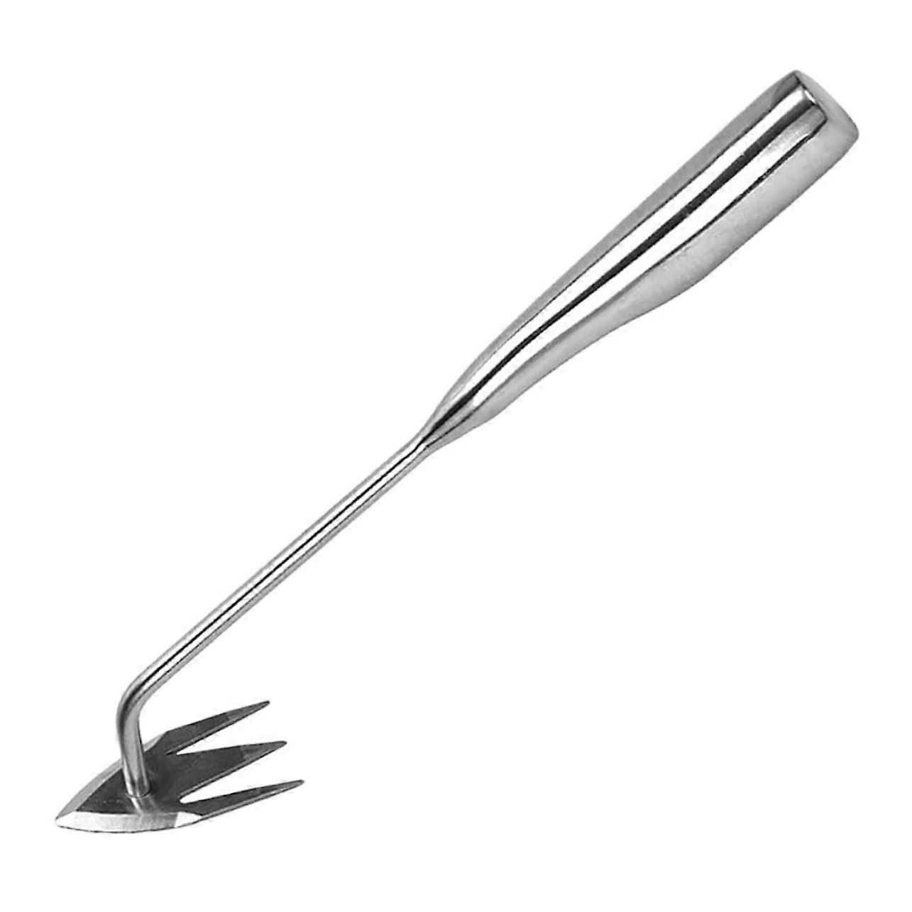 Garden Weeding Tool Stainless Steel Manual Weeder with Ergonomic Grip for Deep Root Removal