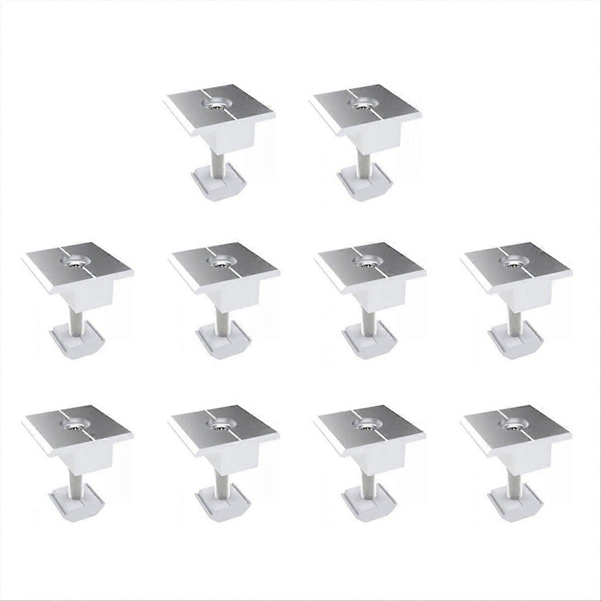 10Pc Adjustable Solar Panel Bracket Clamp for Solar Panel System 30mm