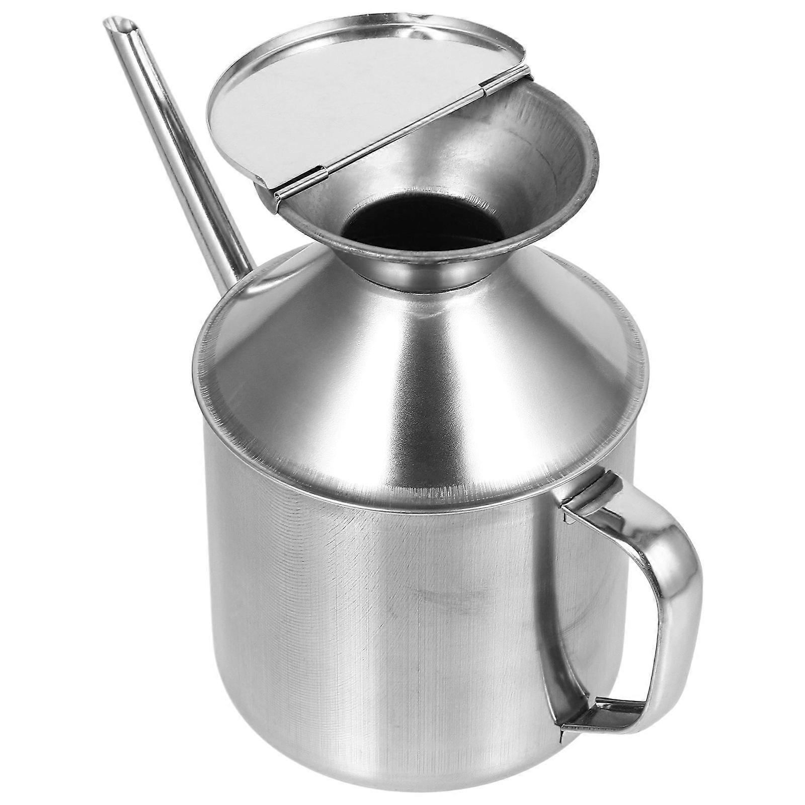 Multi-Function Oil Container Stainless Steel Dispenser for Kitchen 5Pcs