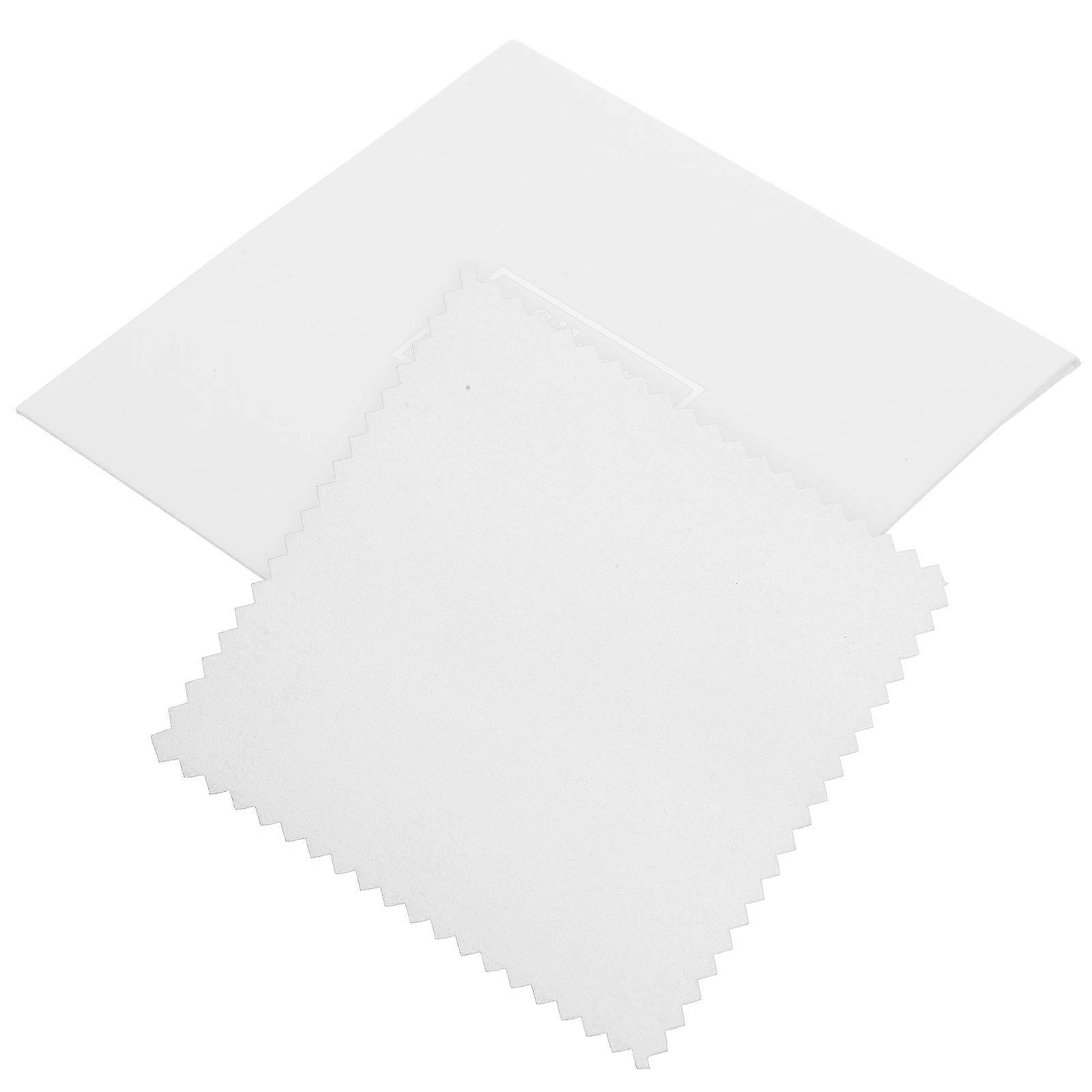 Brillenputztücher, 12 Stück, weiß