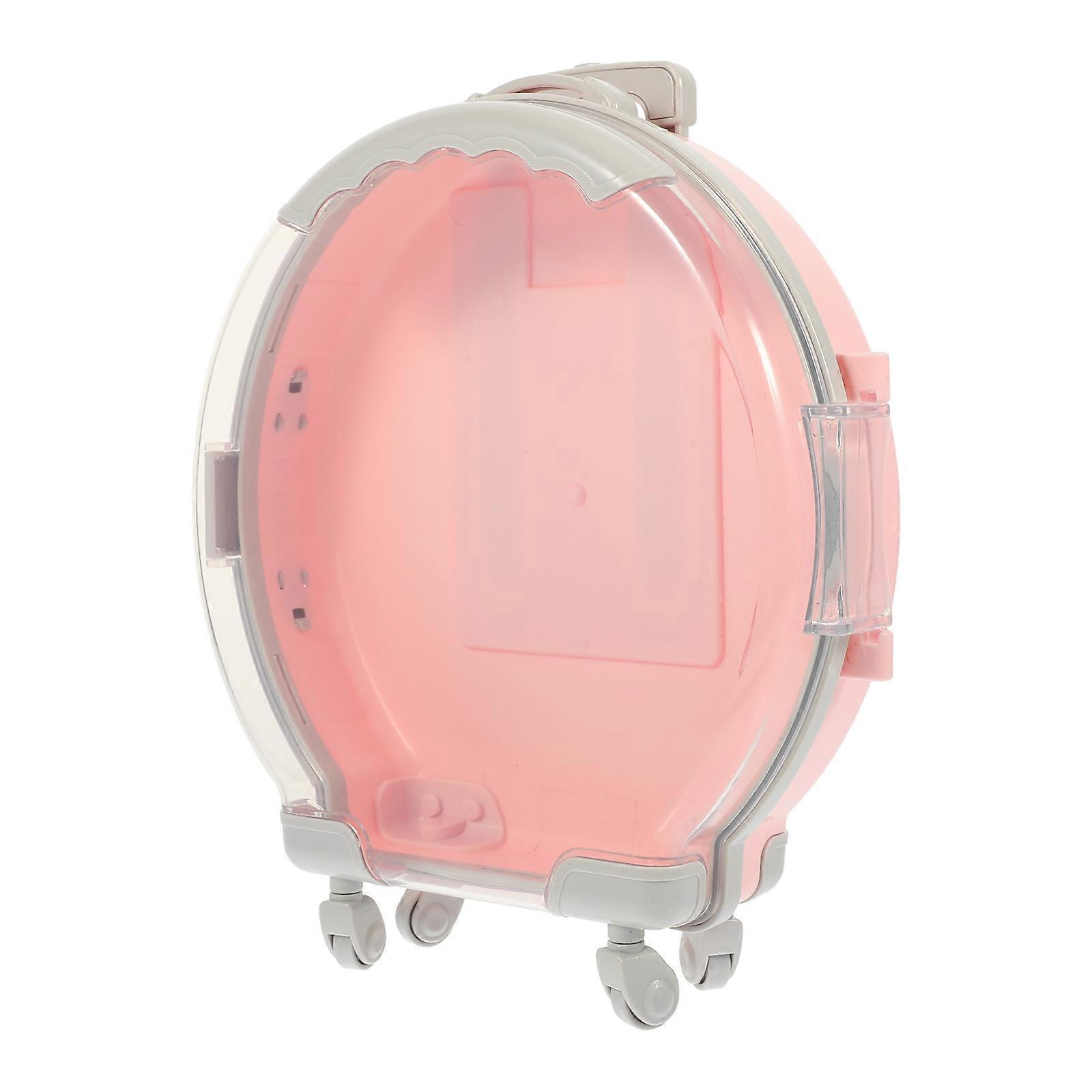 Mini Storage Case Doll Suitcase for Imaginative Play 3Pcs Portable Boxes