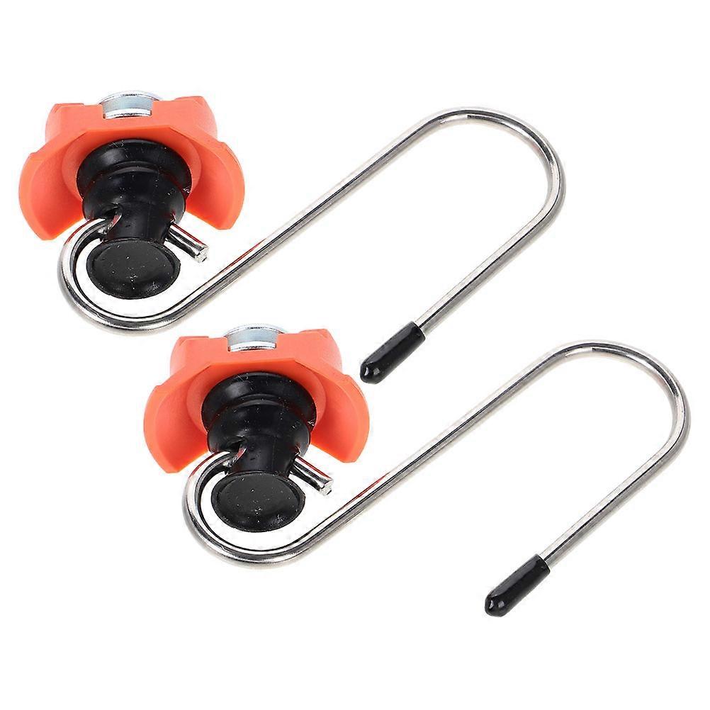 Durable Track Rail Single Stud Tie Down Anchor with S Hook