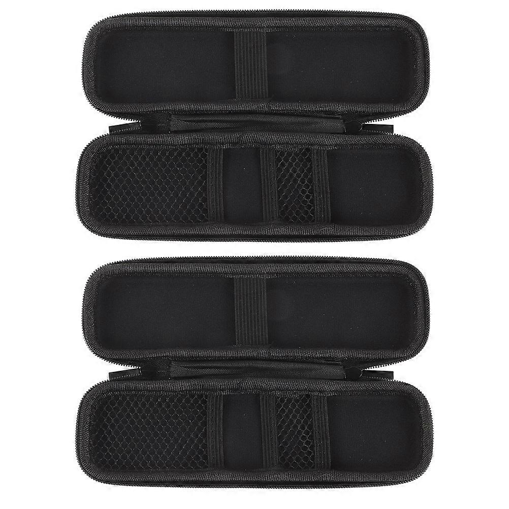 Travel Toothbrush Case Hard Shell Holder with Mesh Pocket 8Pcs