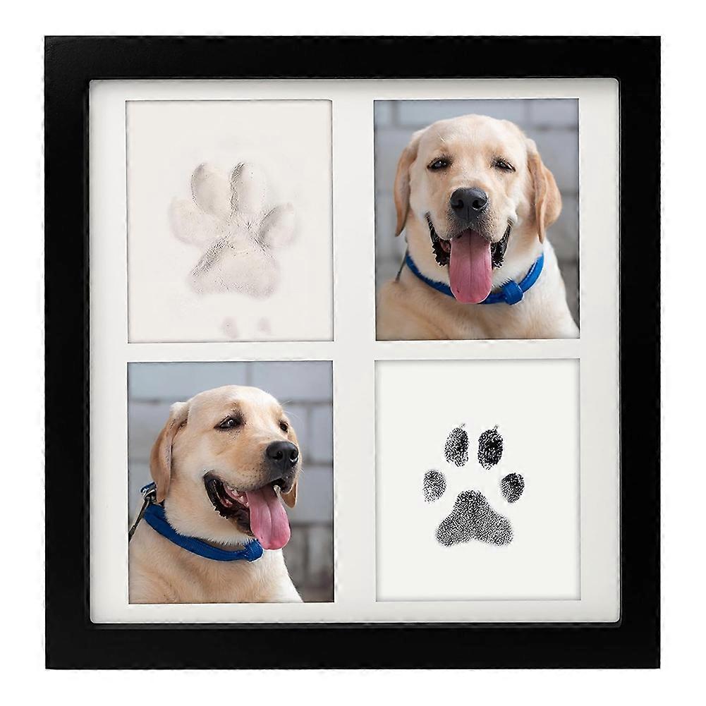 Ink & Clay Paw Print Kit for Dog Cat,Clean-Touch Ink Pad & Soft Clay,Pet Paw Print Impression Kit Large Area