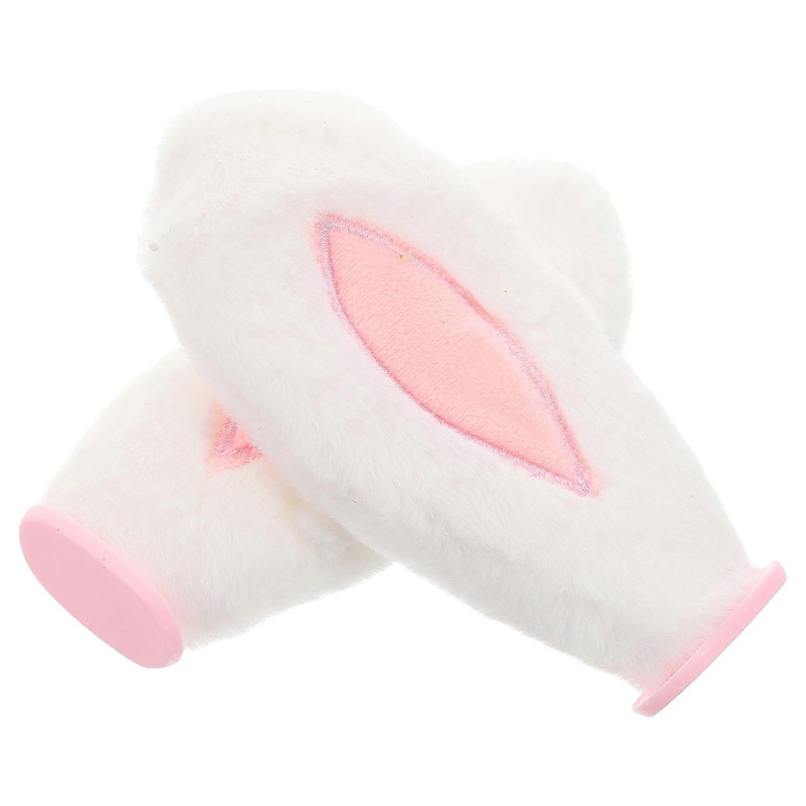 Decoration Pink Bunny Ears for Electric Motorcycle 2Pcs Set