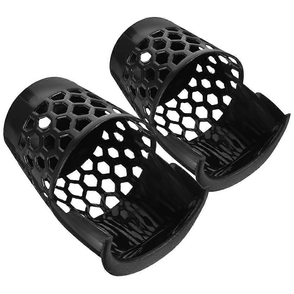 2PCS Pool Table Pockets Billiard Net Basket Plastic Storage Holder for Pool Table Side Basket Accessories