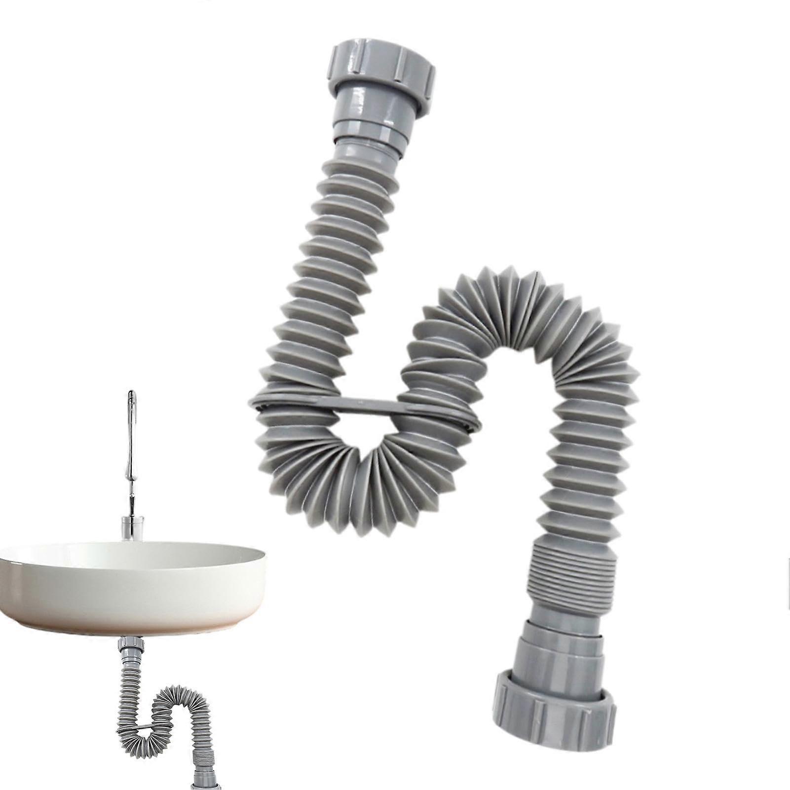 Kitchen Sink Drain Hose Kit with Flexible Design for Quick Installation and Under Sink Plumbing
