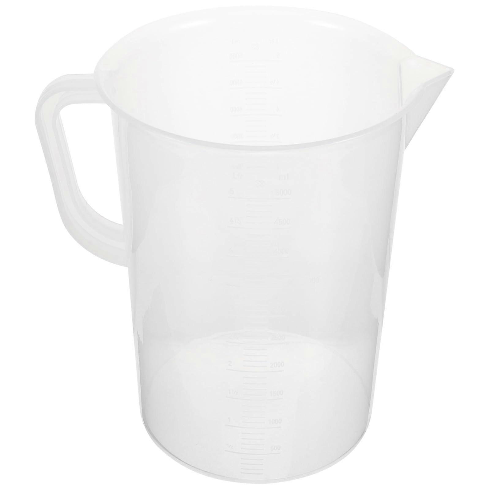 5000ml Plastic Measuring Cup with Spout for Accurate Liquid Measurement and Kitchen or Marine Use