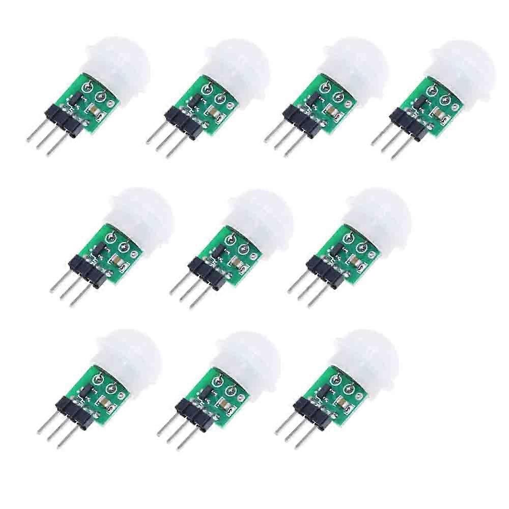 AM312 Mini PIR Motion Sensor Module with Smart Infrared Detection, Energy Saving, Pack of 10