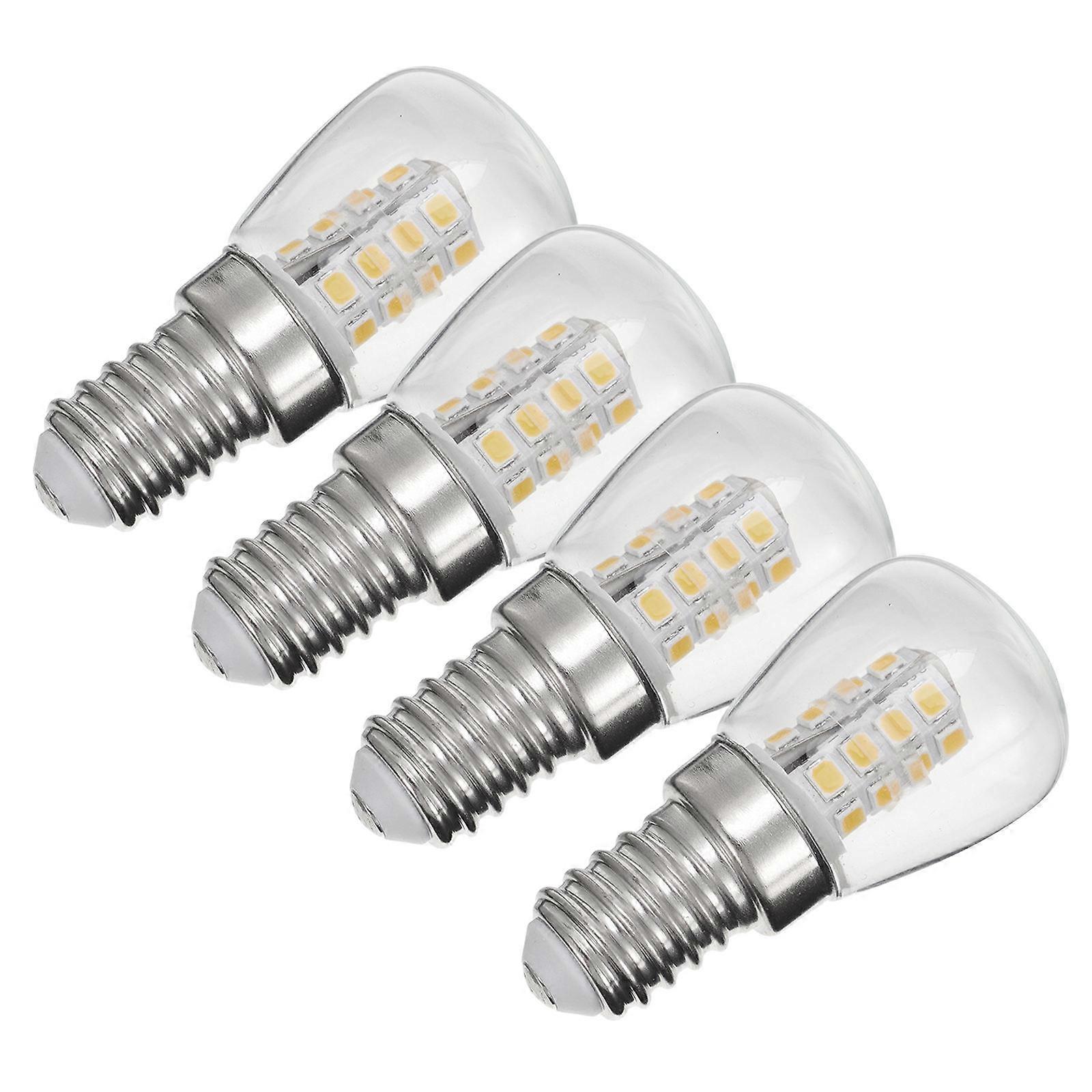 E14 Base Bulb Refrigerator Bulb for Lighting 4Pcs Durable Ceramic