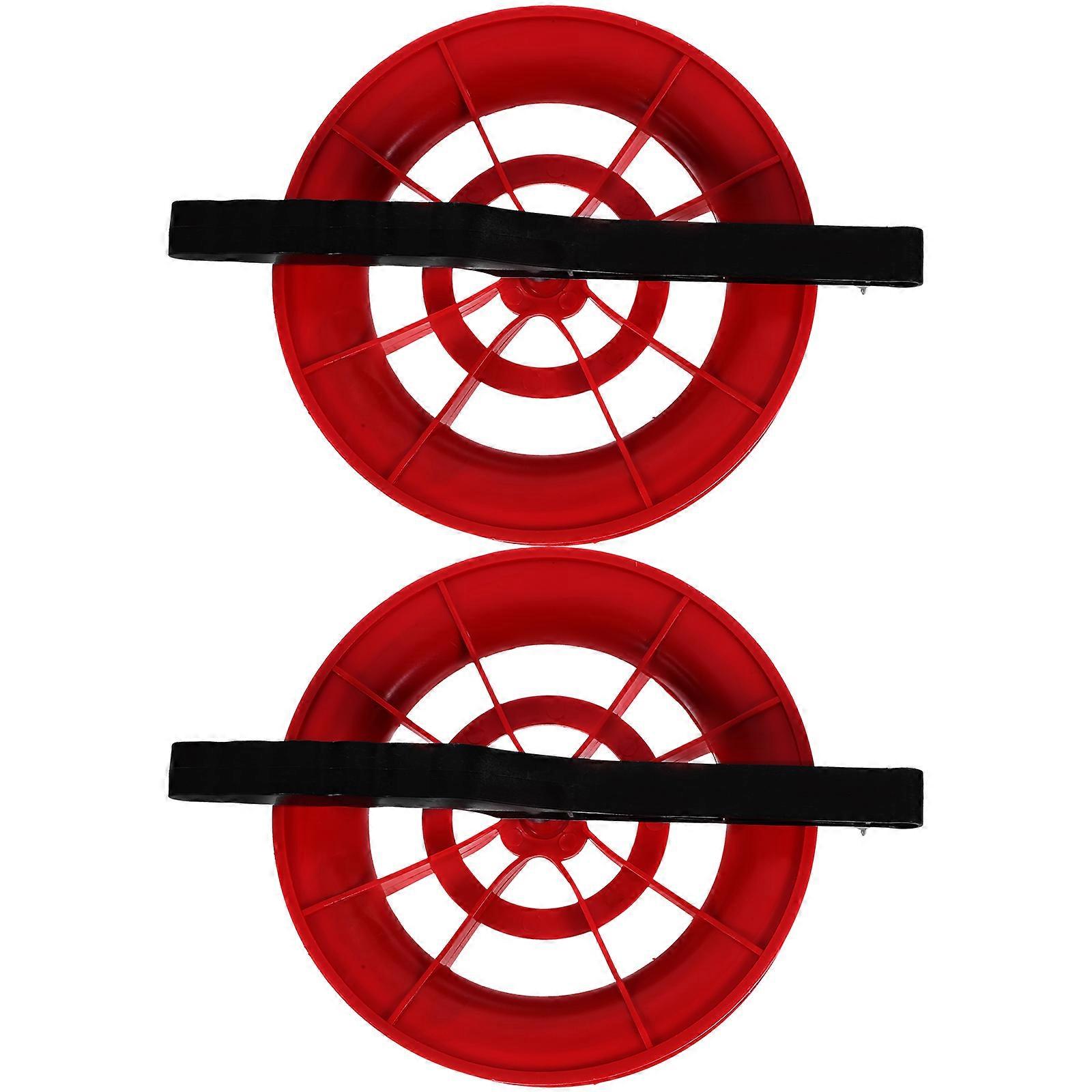 Kite with Rope Winder Handle Outdoor 2Pcs