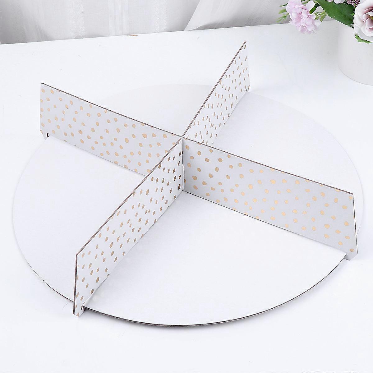 Golden Dot Pattern Cake Stand Single-Tier for Cake Storage Single-Tier Stand