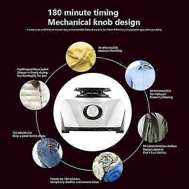 Secadora de roupas de alta eficiência e silenciosa NIUNIU, mini secadora elétrica de 1200W, 26-27 polegadas.