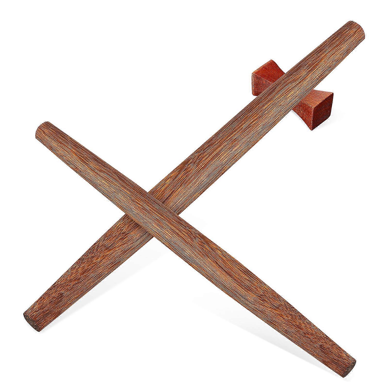 Wooden Rolling Pin Dough Roller for Kitchen 2Pcs Set with Chopstick Rest