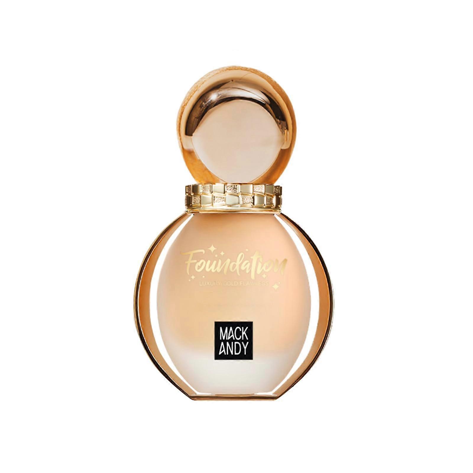 Liquid Foundation 40ml Waterproof Full Coverage Long Lasting Natural Finish Lightweight Moisturizing