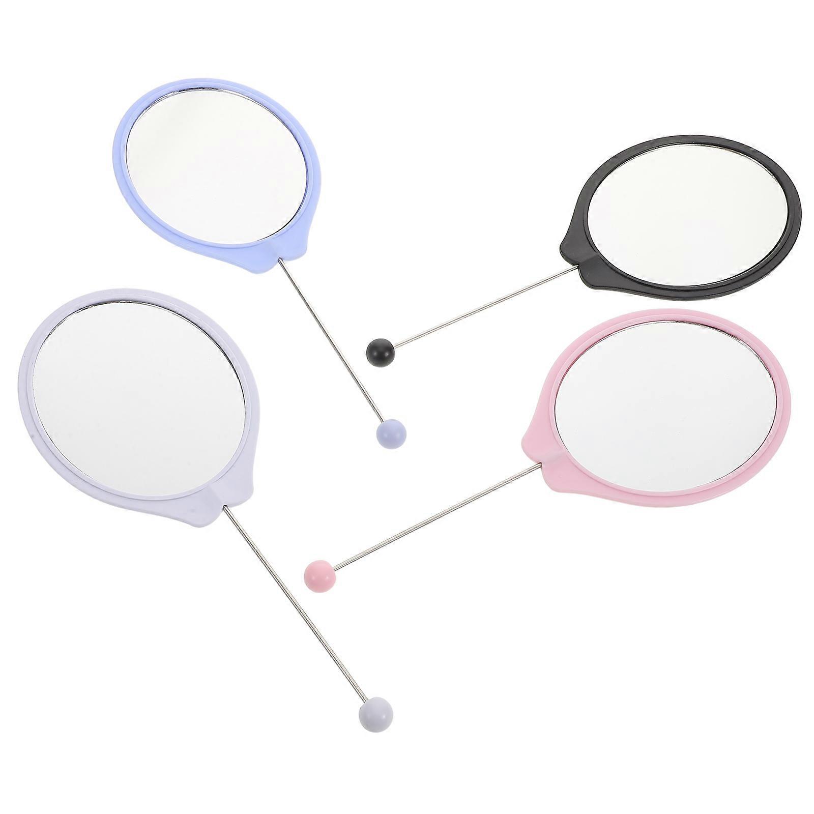 Mini Travel Mirror Handheld for Makeup 20Pcs Portable Plastic Assorted Color