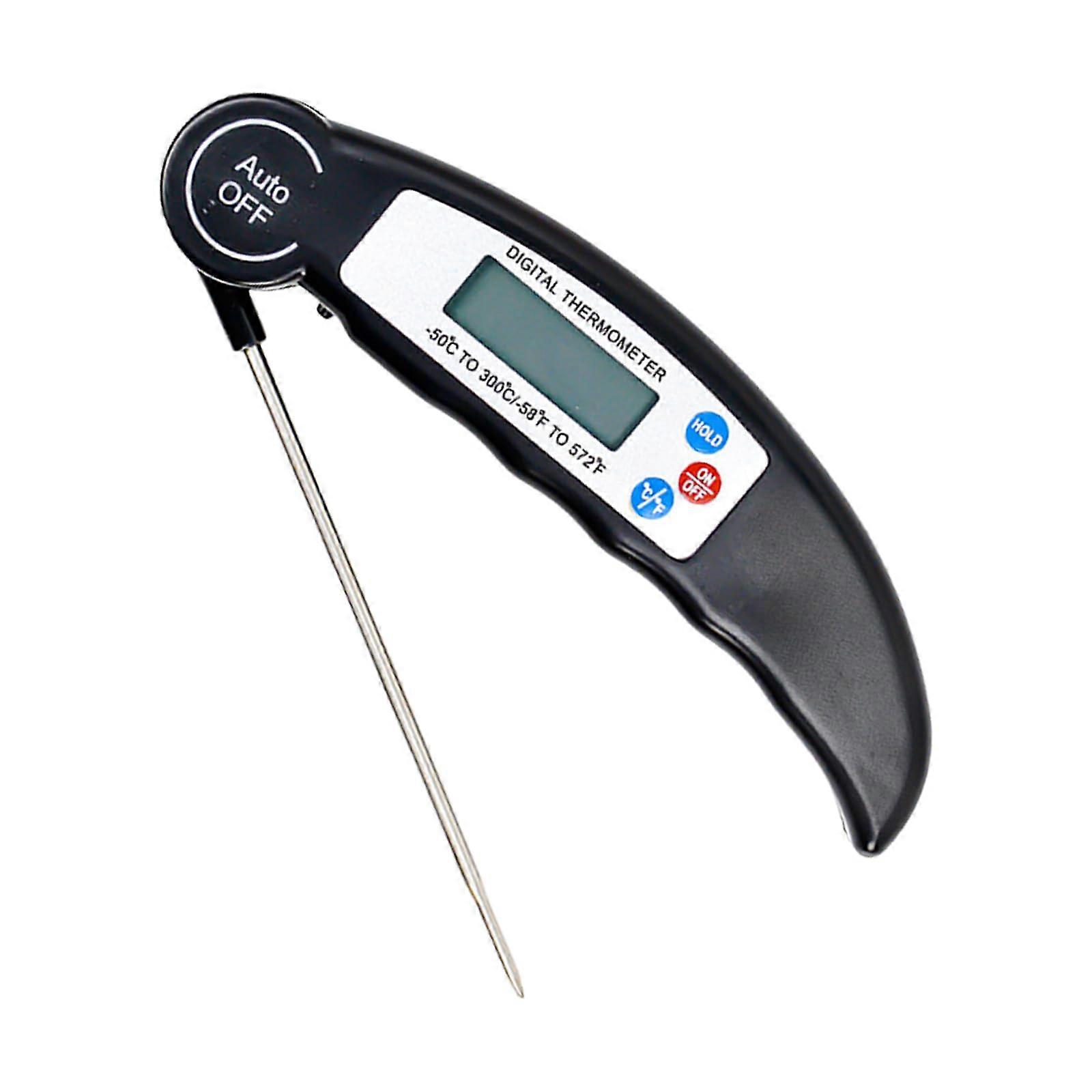 Digital Meat Thermometer Instant Read with Foldable Probe Calibration for Cooking BBQ Candy 4 Colors