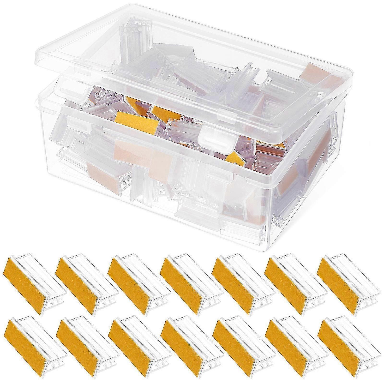 Desktop Panels Holders Clips for Displaying 400Pcs Name Tag Holder