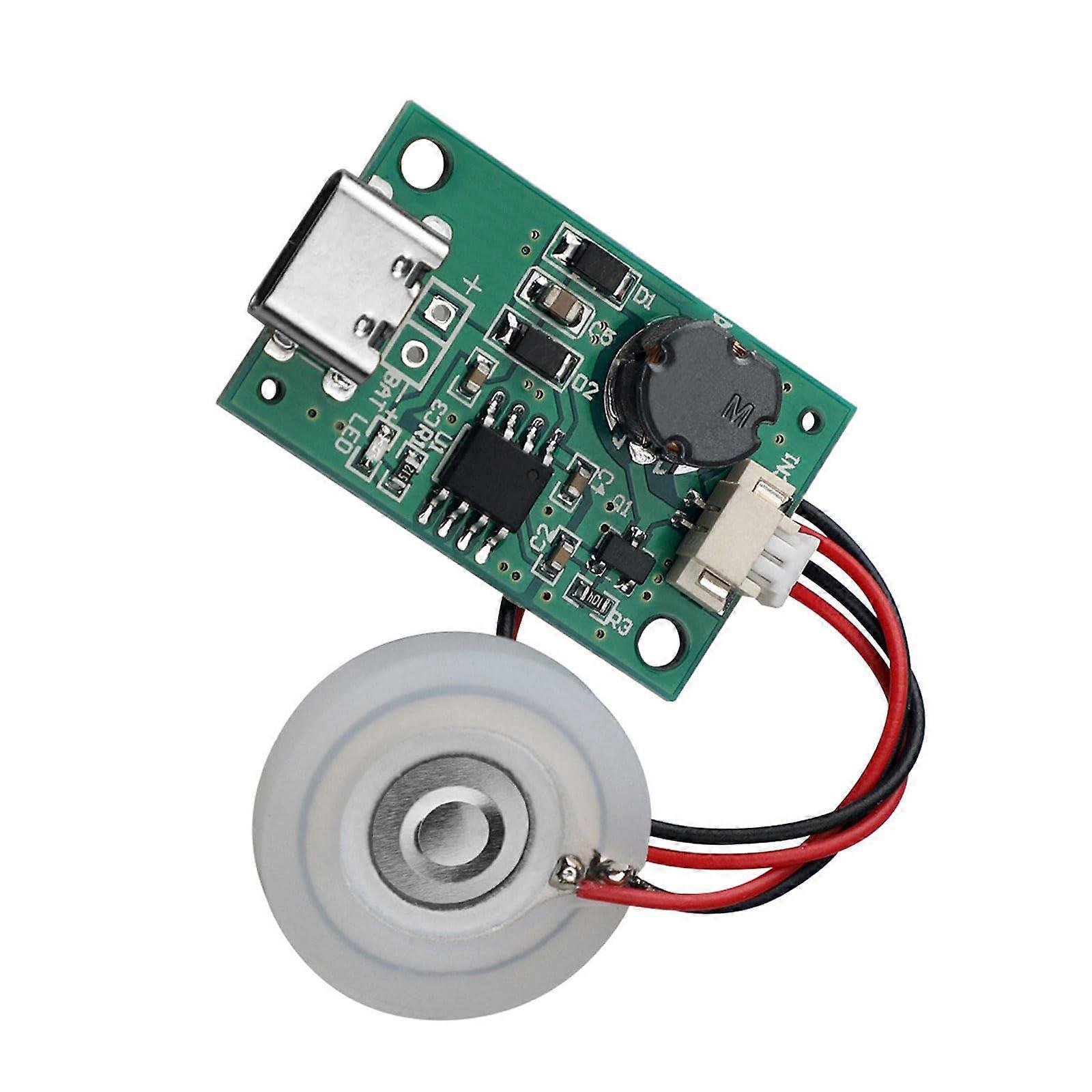 DC5V USB Humidifier Module 108KHz Ultrasonic Atomizer Board with Stable Mist Output and Compact Design