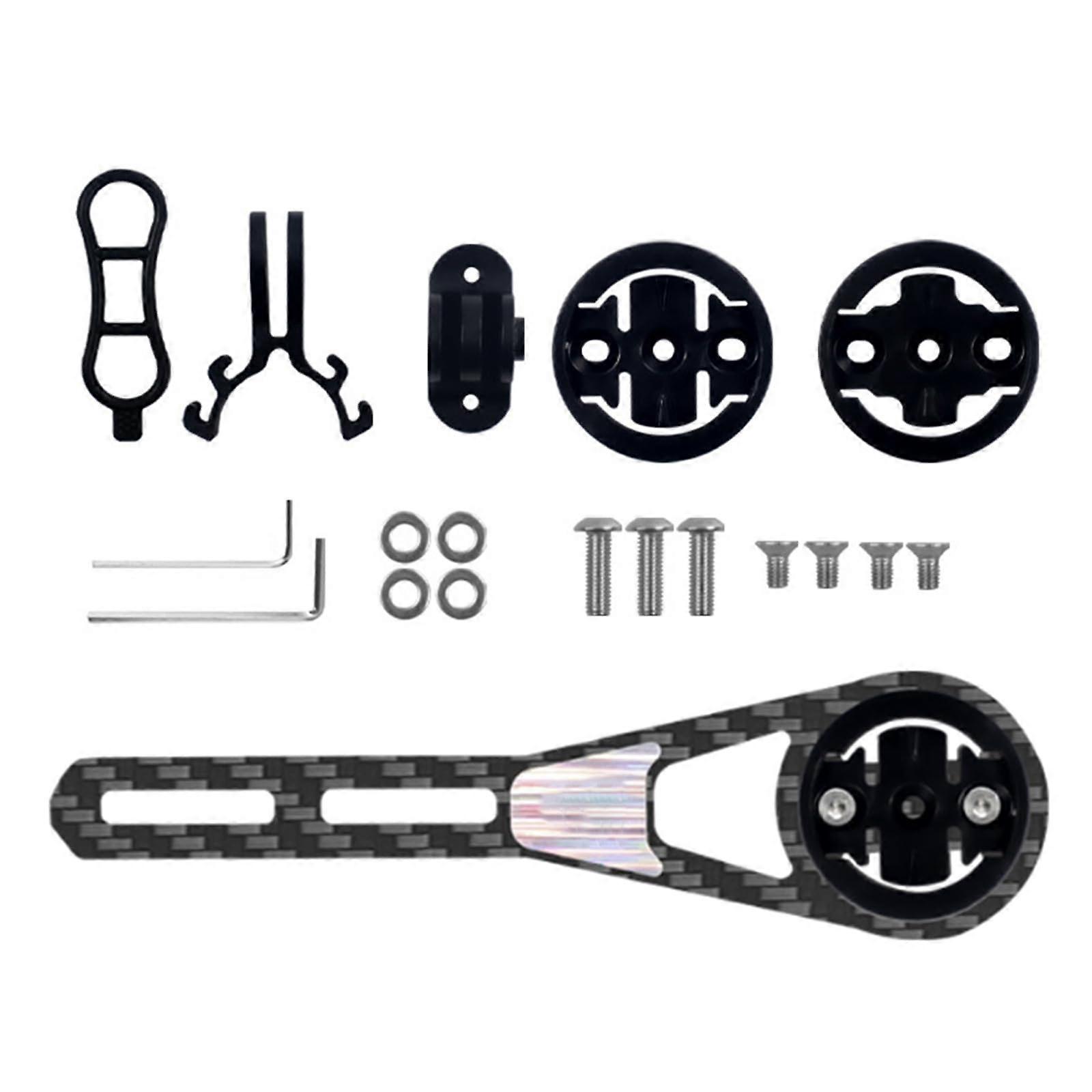 Bike Computer Mount Adjustable Aero Handlebar Extension Bracket Lightweight Stable Holder for Cycling