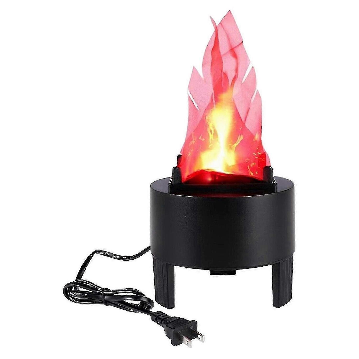 3D Fake Flame Light Electric Campfire Artificial Flickering Fire Effect Decor