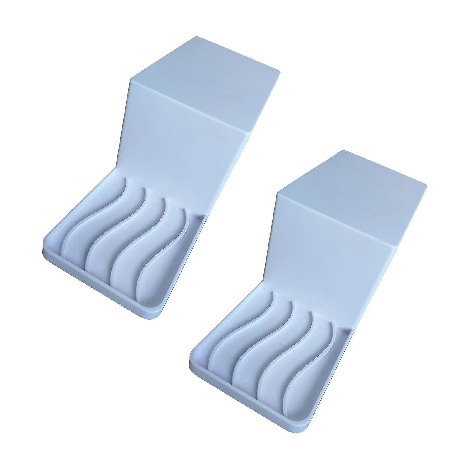 2 Pack Laundry Detergent Drip Catcher with Cup Holder Rack Spill Containment SpaceSaving Design