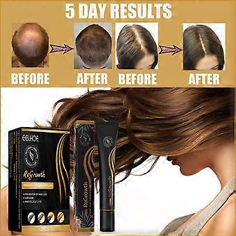 Regrowth Organic Hair Serum, Triple Roll-on Massager Haargroei Essence
