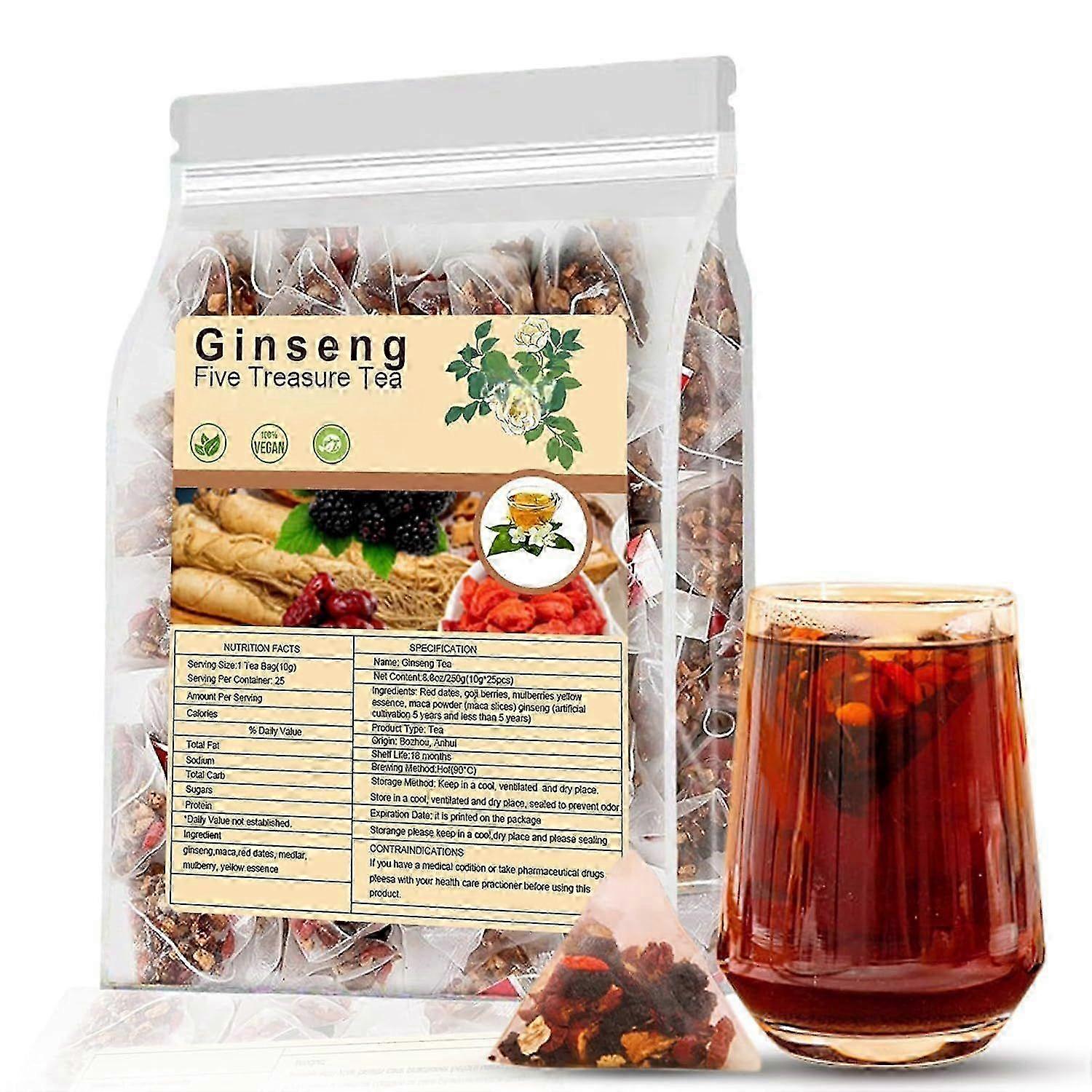 Ginseng Five Treasures Tea Care