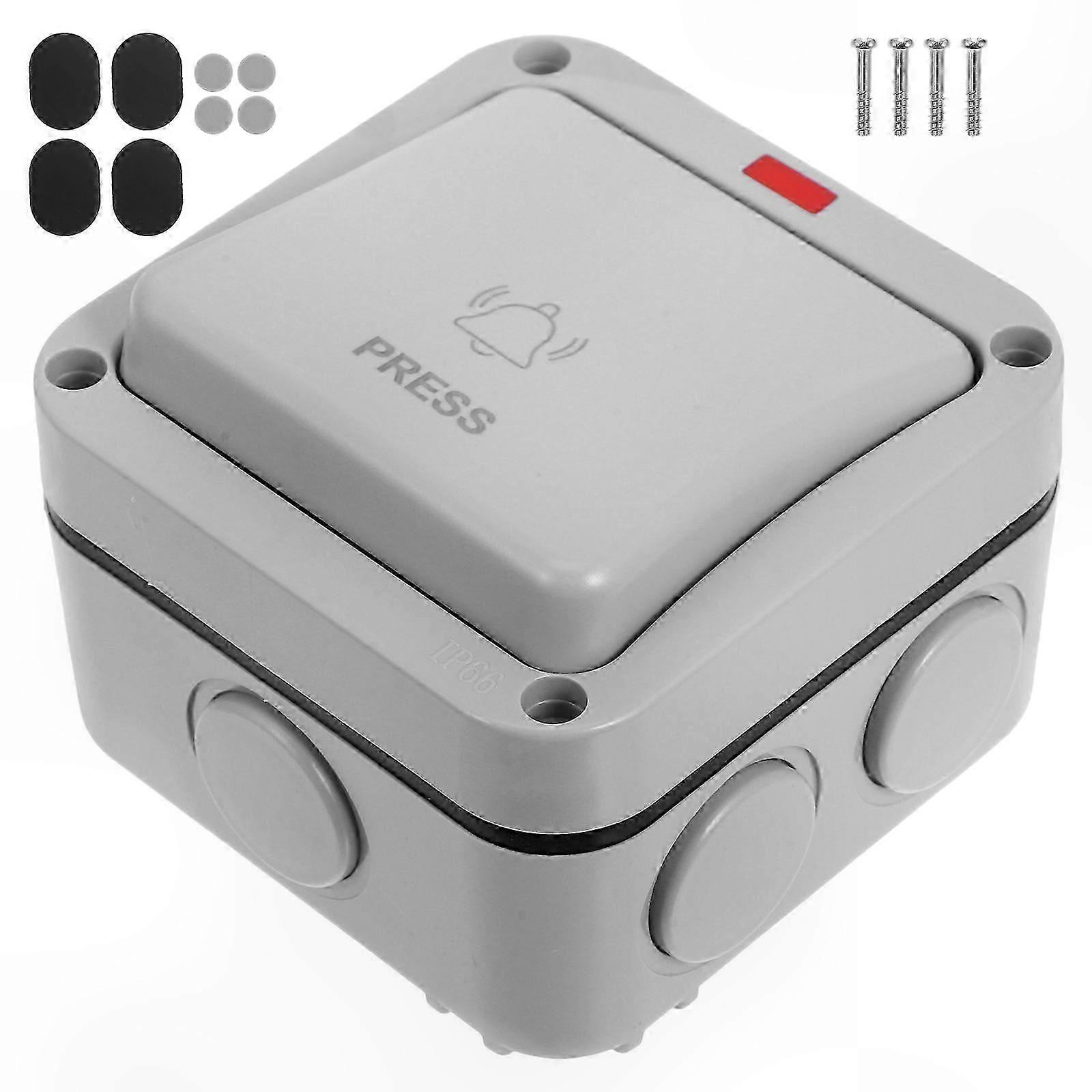 Wall-Mounted Push Button for Garage Door Opener/Gate Activation