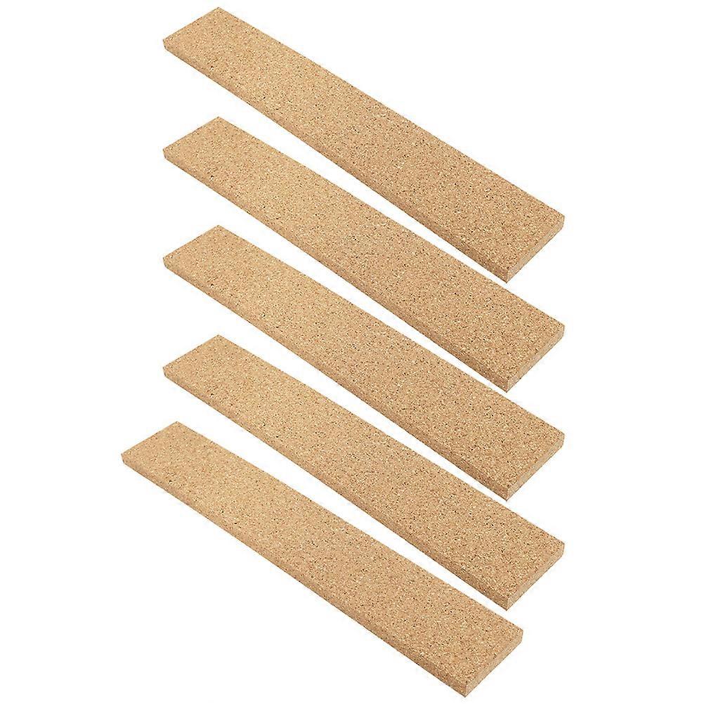 Self-Adhesive Cork Board Strips for Office Use 15Pcs Light Brown