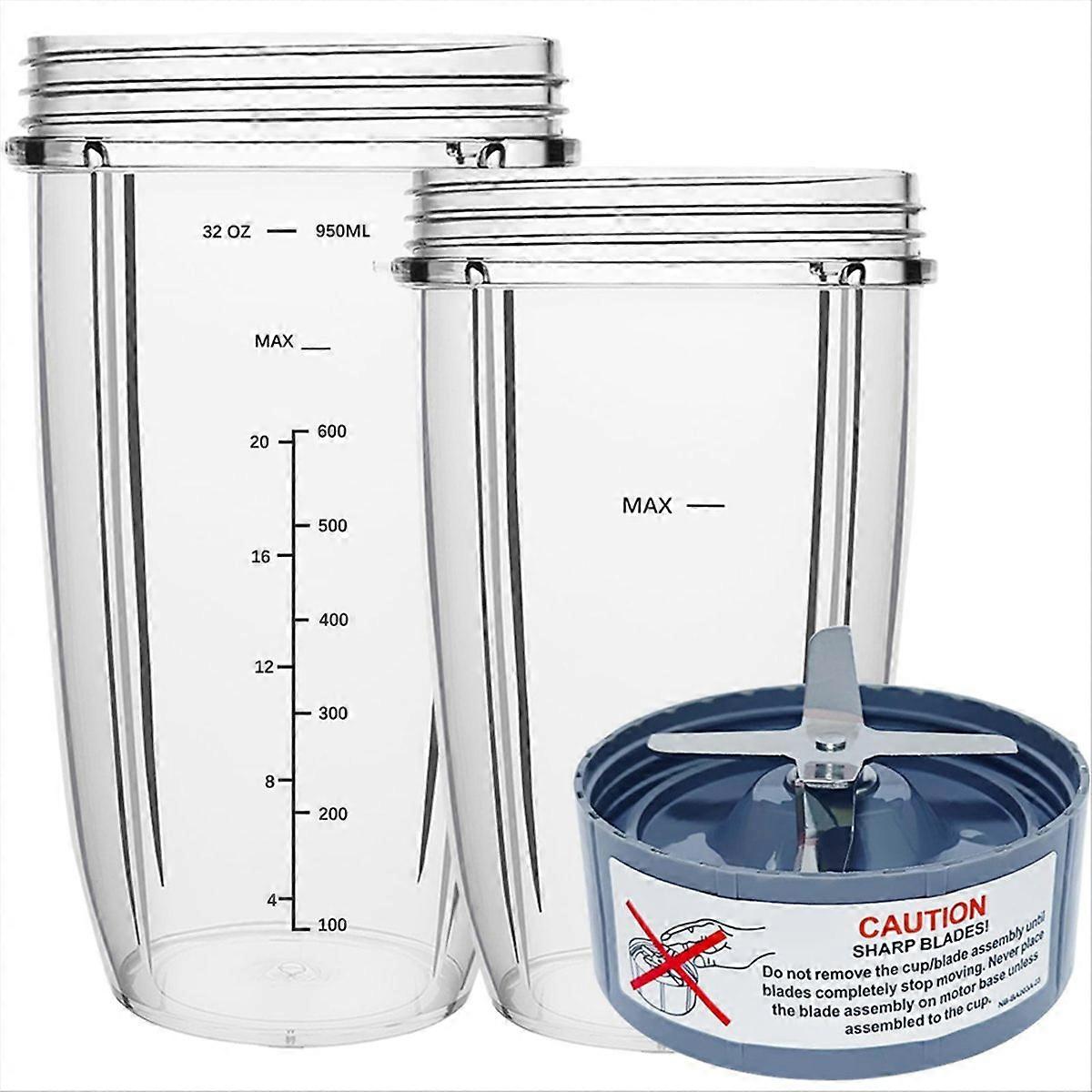 Blender Replacement Parts for 600W/900W Pro, 32&24oz Cup