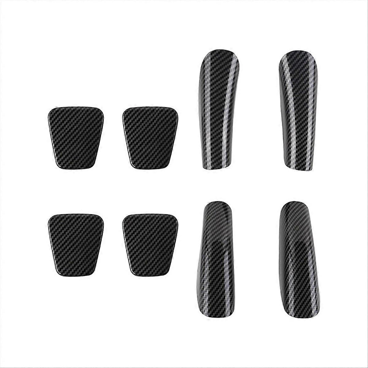 Car Carbon Fiber Middle Door Armrest Decorative Patch