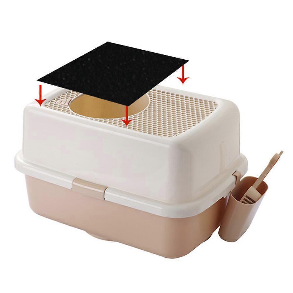 Cat Odor Control Activated Carbon Filters for Cat Litter Box 1Pack
