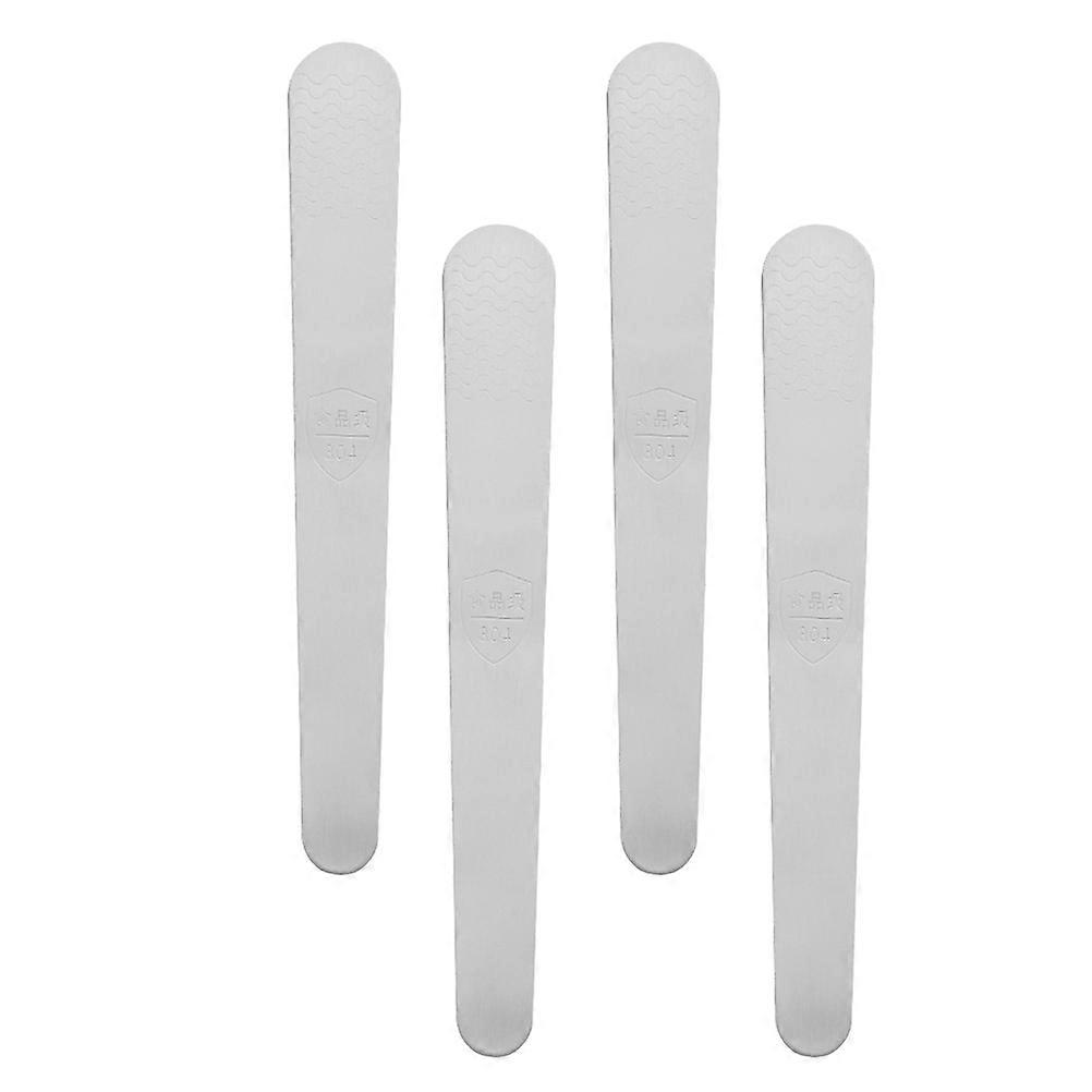 Dumpling Making Tool for Stuffing with 4Pcs Stainless Steel Silver Spoons