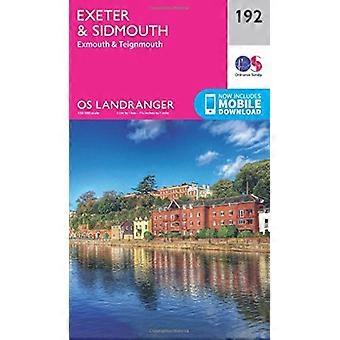 Landranger (192) Exeter & Sidmouth, Exmouth & Teignmouth (OS Landranger mappa)